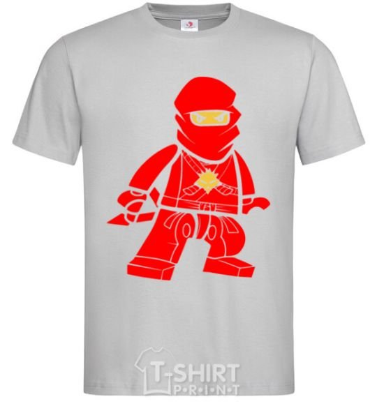 Men's T-Shirt Ninja Kai grey фото