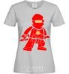 Women's T-shirt Ninja Kai grey фото