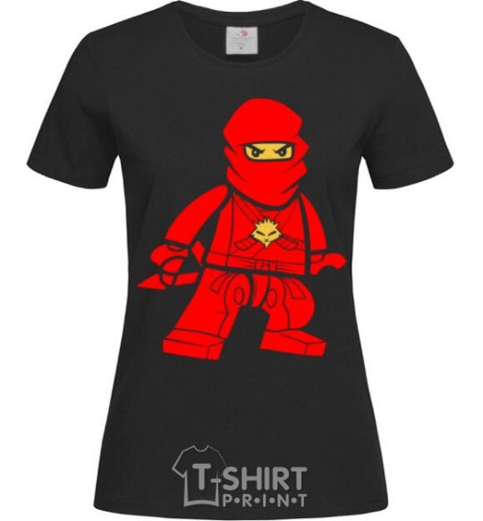 Women's T-shirt Ninja Kai black фото