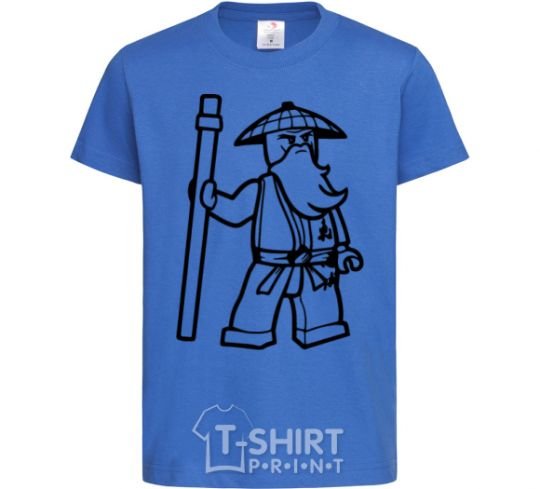 Kids T-shirt Master Wu royal-blue фото