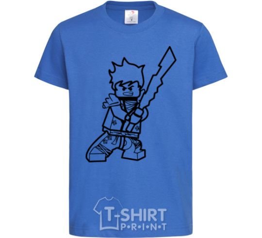 Kids T-shirt Nijia Kai V.1 royal-blue фото