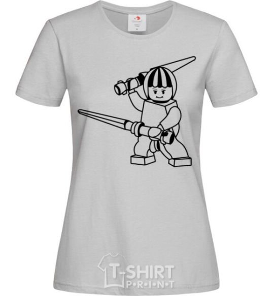 Women's T-shirt Nijia Kai grey фото