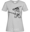 Women's T-shirt Nijia Kai grey фото