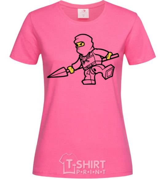 Women's T-shirt A ninja with a spear heliconia фото
