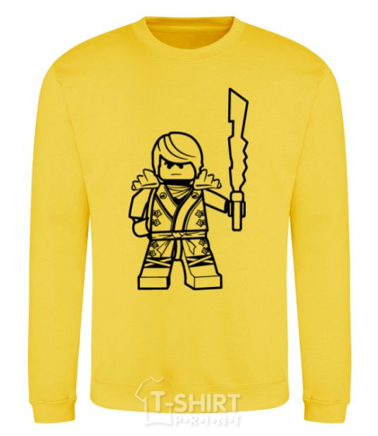 Sweatshirt Kai and the sword yellow фото