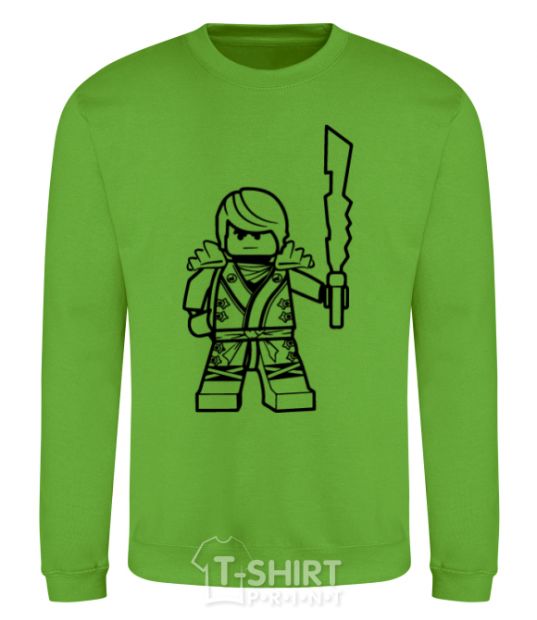 Sweatshirt Kai and the sword orchid-green фото