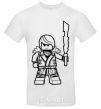 Men's T-Shirt Kai and the sword White фото