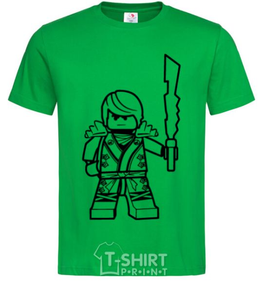Men's T-Shirt Kai and the sword kelly-green фото