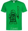 Men's T-Shirt Kai and the sword kelly-green фото