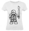 Women's T-shirt Kai and the sword White фото