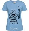 Women's T-shirt Kai and the sword sky-blue фото