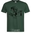 Men's T-Shirt Leah's assault bottle-green фото