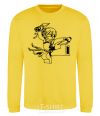 Sweatshirt Leah's assault yellow фото