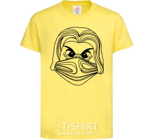 Детская футболка Злой герой Лимонный фото