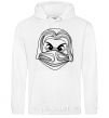 Men`s hoodie Evil hero White фото