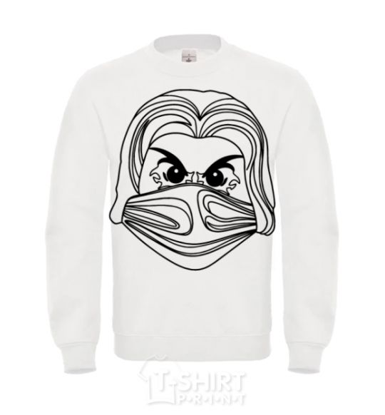 Sweatshirt Evil hero White фото