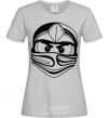 Women's T-shirt Lego character grey фото