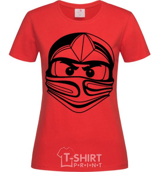 Women's T-shirt Lego character red фото