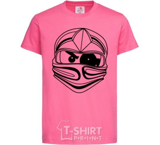 Детская футболка Зло Ярко-розовый фото