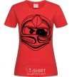 Women's T-shirt The Evil red фото