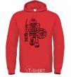 Men`s hoodie Bonzai bright-red фото