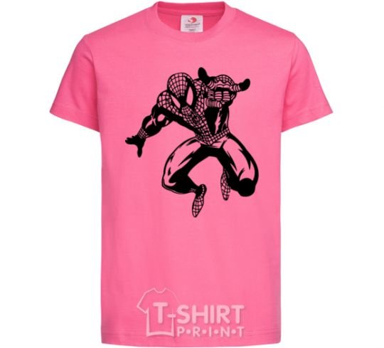 Kids T-shirt Spiderman Jump heliconia фото