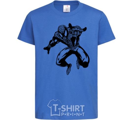 Kids T-shirt Spiderman Jump royal-blue фото