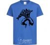 Kids T-shirt Spiderman Jump royal-blue фото