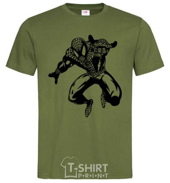 Men's T-Shirt Spiderman Jump millennial-khaki фото