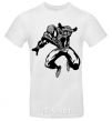 Men's T-Shirt Spiderman Jump White фото