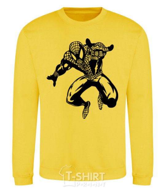 Sweatshirt Spiderman Jump yellow фото