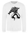 Sweatshirt Spiderman Jump White фото