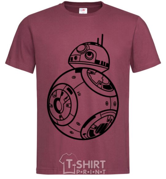 Men's T-Shirt BB8 burgundy фото