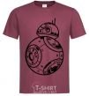 Men's T-Shirt BB8 burgundy фото