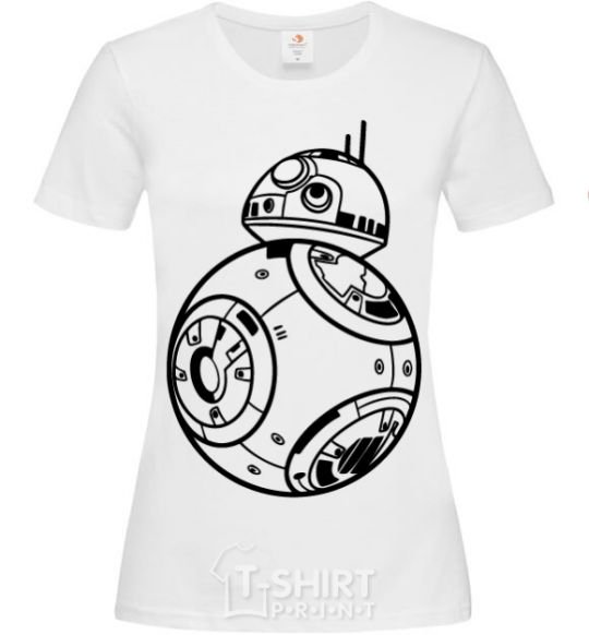 Women's T-shirt BB8 White фото