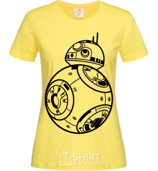 Women's T-shirt BB8 cornsilk фото