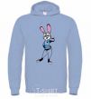 Men`s hoodie Judy Hopps sky-blue фото