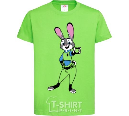 Kids T-shirt Judy Hopps orchid-green фото