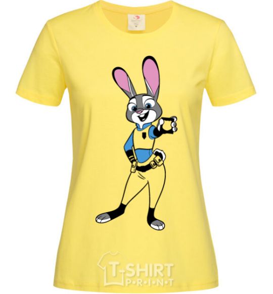 Women's T-shirt Judy Hopps cornsilk фото