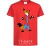 Kids T-shirt Nick red фото