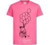 Детская футболка Рассел Ярко-розовый фото