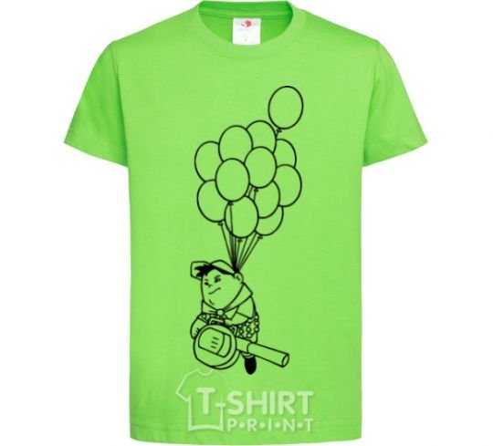 Kids T-shirt Russell orchid-green фото
