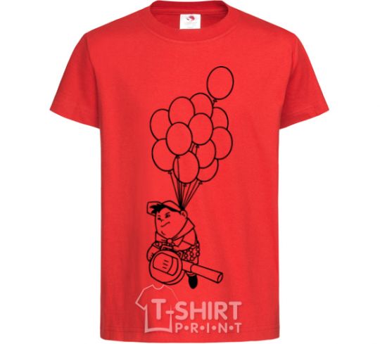 Kids T-shirt Russell red фото