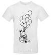 Men's T-Shirt Russell White фото