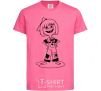 Детская футболка Элли маленькая Ярко-розовый фото