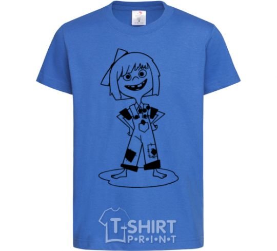 Kids T-shirt Ellie's little royal-blue фото