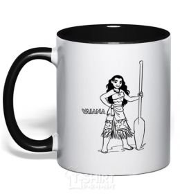Mug with a colored handle