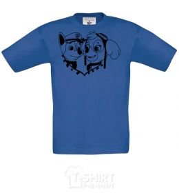Kids T-shirt Chase and Skye royal-blue фото