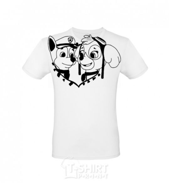 Men's T-Shirt Chase and Skye White фото