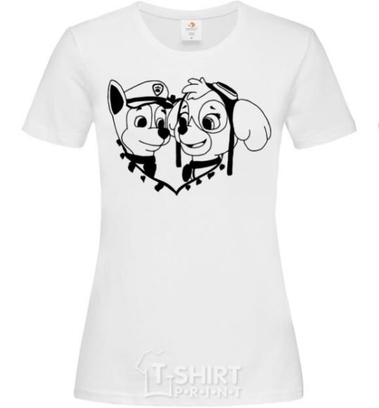 Women's T-shirt Chase and Skye White фото